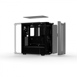 Корпус для ПК Be quiet! PURE BASE 501 Airflow з віконцем,чорний (BGW74) - Картинка 8