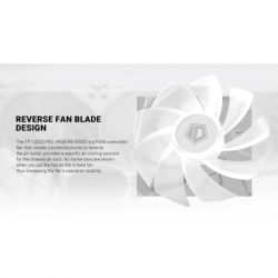 ����� ��� ������� ID-Cooling TF-12025-PRO ARGB REVERSE WHITE - �������� 10