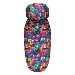 Дождевик для животных WAUDOG Clothes Накидка с капюшоном Зубастые монстры S (356-4048) - Картинка 3