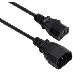 Кабель живлення C13 to C14 1.8m 0.75mm2 Rezone (RZPC-13141875) - Картинка 2