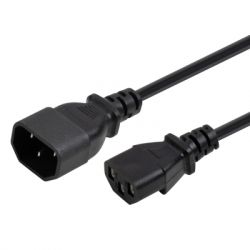 Кабель живлення C13 to C14 1.8m 0.75mm2 Rezone (RZPC-13141875) - Картинка 3