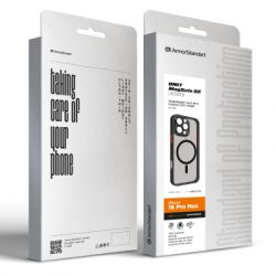 Чохол до мобільного телефона Armorstandart Unit MagSafe SE Apple iPhone 16 Pro Max Black Orange (ARM81150) - Картинка 2