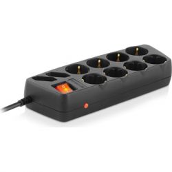 Сетевой фильтр питания REAL-EL REAL-EL RS-10 Protect, 1.8m, black (EL122300038) - Картинка 6