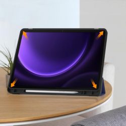 ����� ��� �������� BeCover Flexible TPU Mate Samsung Tab S9 (SM-X710/SM-X716)/S9 FE (SM-X510/SM-X516B) 11.0" Deep Blue (712528) - �������� 7