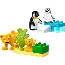 Конструктор LEGO DUPLO Town Семейства диких животных: Пингвины и Львы (10442) - Картинка 2