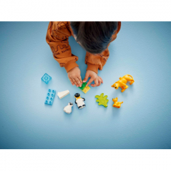 Конструктор LEGO DUPLO Town Семейства диких животных: Пингвины и Львы (10442) - Картинка 8