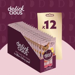 Лакомство для котов Delickcious Курица с добавлением ананаса 4 х 15 г (4820269141629) - Картинка 5
