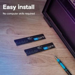 Модуль пам'яті для комп'ютера DDR5 32GB 5600 MHz Micron (CT32G56C46U5T) - Картинка 6