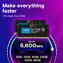 Модуль памяти для ноутбука SoDIMM DDR5 16GB 4800 MHz Micron (CT32G48C40S5T) - Картинка 3