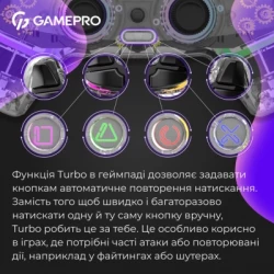 ������� GamePro GPS13T BT 5.3/USB/PC/iOS/Android/PS3/PS4 RGB Transparent (GPS13T) - �������� 10
