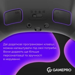 ������� GamePro GPX13B 2.4G/BT 5.1/USB/PC/iOS/Android RGB Black (GPX13B) - �������� 7