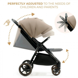 Коляска Kinderkraft Mitzy Linen Beige (KSMITZ00BEG0000) (5902533924356) - Картинка 7