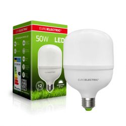 Лампочка EUROELECTRIC HP LED Plastic T140 50W E40 6500K (LED-HP-50406/T140(P)) - Картинка 2