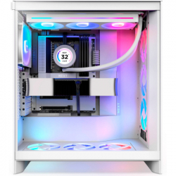 Корпус для ПК NZXT H7 Flow RGB All White (CM-H72FW-R1) - Картинка 6