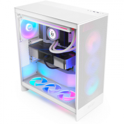 Корпус для ПК NZXT H7 Flow RGB All White (CM-H72FW-R1) - Картинка 8