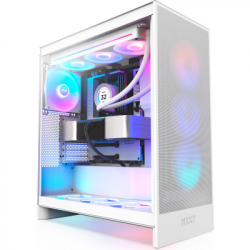 Корпус для ПК NZXT H7 Flow RGB All White (CM-H72FW-R1) - Картинка 9
