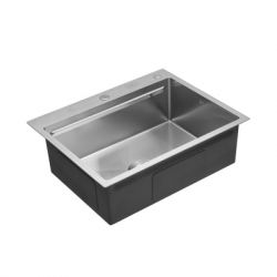 Мойка кухонная Kroner KRPGeburstet-6350HM (CV031452) - Картинка 2