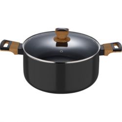 Каструля Bergner Earth black, з кришкою 24 см, 4.3 л (BG-32036-BK) - Картинка 2