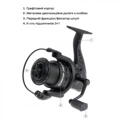 ������� Brain Champ Feeder 4000 3+1BB 4.81 (1858.80.73) - �������� 5