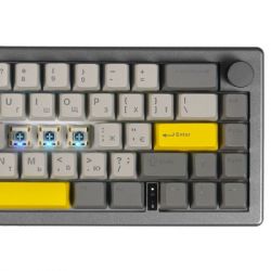 Клавіатура Epomaker EK68 65 Budgerigar V2 Switch Hot-Swap RGB Wireless/Bluetooth/USB UA Black (EK68-B-BV2) - Картинка 2