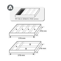 Ключ Toptul розрізний 8-22мм 5шт. (У ложементі) (GAAT0502) - Картинка 3