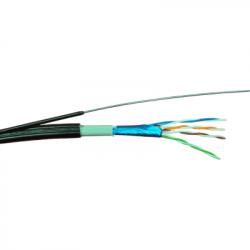 ������ ��������� GEAR FTP 305�, cat.5e, CCA, 4*2*0,51, PVC+PE, outdoor, steel wire (GEC-FTPCCAOUTSC051305)