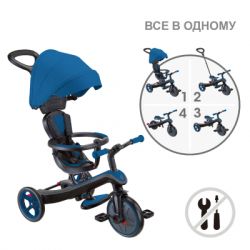 Детский велосипед Globber Explorer Trike 4 в 1, синий (634-100) - Картинка 11