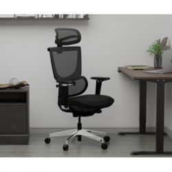 Офисное кресло Mealux S8 Air Fabric Black (HF-S8P F/B) - Картинка 12