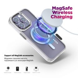 Чохол до мобільного телефона Armorstandart Unit MagSafe Samsung S25 Matte Clear Silver (ARM82261) - Картинка 3