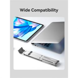 Підставка для ноутбука Підставка до ноутбука Vention Laptop X-type Stand Silver Aluminum Alloy (KDMI0) - Картинка 10