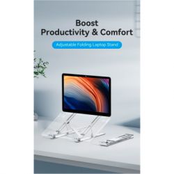 Підставка для ноутбука Підставка до ноутбука Vention Laptop X-type Stand Silver Aluminum Alloy (KDMI0) - Картинка 3