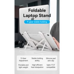 Підставка для ноутбука Підставка до ноутбука VENTION Laptop X-type Stand White ABS 83-170мм (KDNW0) - Картинка 3