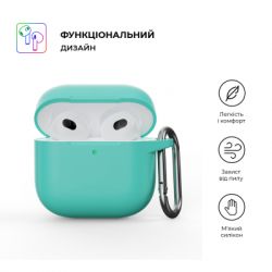 ����� ��� ��������� Armorstandart Hang Case ��� Apple AirPods 4 Mint Green (ARM81287) - �������� 2