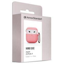 Чохол для навушників Armorstandart Hang Case для Apple AirPods 4 Pink (ARM81290) - Картинка 3