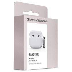 Чохол для навушників Armorstandart Hang Case для Apple AirPods 4 White (ARM81295) - Картинка 3