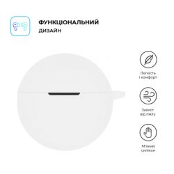 ����� ��� ��������� Armorstandart Hang Case ��� OPPO Enco Air2i/Air3i White (ARM79945) - �������� 2