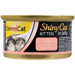 Консервы для кошек GimCat Shiny Kitten Для котят с курицей 70 г (4002064413341) - Картинка 2