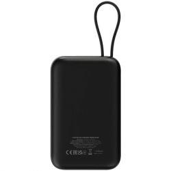 Батарея універсальна Canyon 10000mAh OnPower 101 PD/22.5W built-in cable Black (CNS-CPB101BK) - Картинка 4