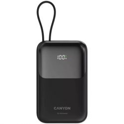 ������� ������������ Canyon 10000mAh OnPower 101 PD/22.5W built-in cable Black (CNS-CPB101BK)