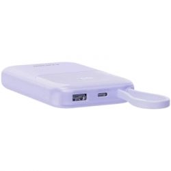Батарея універсальна Canyon 10000mAh OnPower 101 PD/22.5W built-in cable Purple (CNS-CPB101PU) - Картинка 5