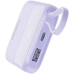 Батарея універсальна Canyon 10000mAh OnPower 101 PD/22.5W built-in cable Purple (CNS-CPB101PU) - Картинка 6
