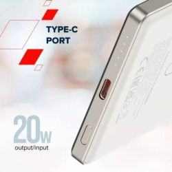 ������� ������������ Canyon 5000mAh OnPower 505 slim Magsafe PD/20W Beige (CNS-CPB505BE) - �������� 8