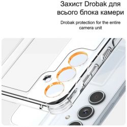 ����� ��� ���������� �������� Drobak Acrylic Case with Airbag Samsung Galaxy S24 FE Camera cover (949427) - �������� 6