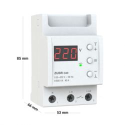 Реле напруги ZUBR D40 (4820120220425) - Картинка 3