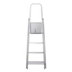 Драбина Eurogold зварна 4-х сходинкова GREY, 156х49х9см, Арт.214 (ЕГ-214 GREY) - Картинка 4