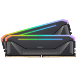 Модуль памяти для компьютера DDR5 32GB (2x16GB) 5600 MHz NOX RGB Black Apacer (AH5U32G56C522NBAA-2) - Картинка 3
