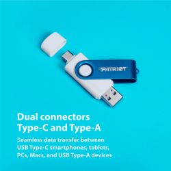 USB ���� ���������� Patriot 1TB Xporter X550 USB 3.2/Type-C (PS1TX550AAD) - �������� 6