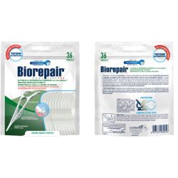 Флосс-зубочистки Biorepair Насыщенные гидроксиапатитом 36 шт. (8017331060056) - Картинка 2