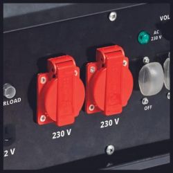 Генератор Einhell TC-PG 65/E5, 230В/380В, 3.6кВт (макс. 6.51кВт), электростарт, 25л, 83кг (4152610) - Картинка 4