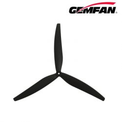 Пропелер для дрона Gemfan 1507 Glass Fiber Nylon 3 Blade 1CW/1CCW- Black (PMGN1507-3B) - Картинка 2